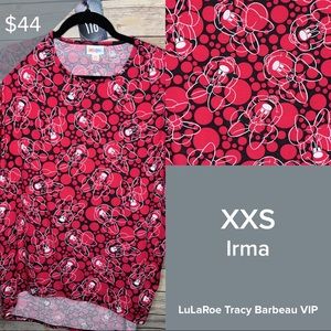 NWT LuLaRoe Disney XXS Irma top